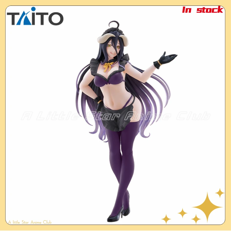 

In Stock Original TAITO Coreful Doll OVERLORD Albedo Maid Style New Dress Version Animation Figure Model Collection Toys