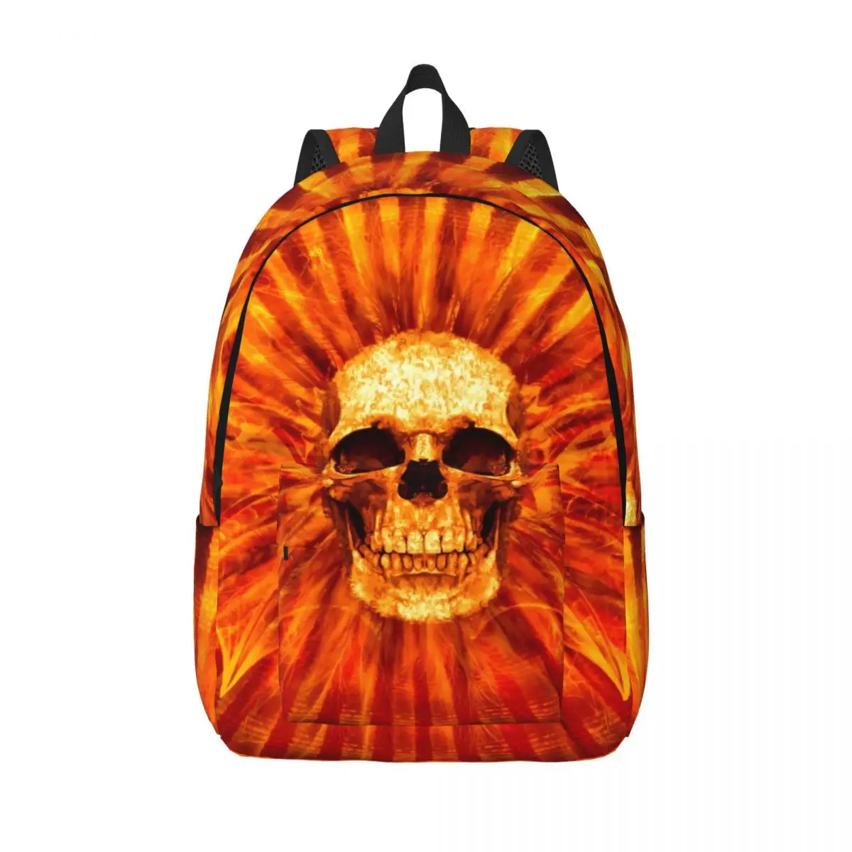 3D Print Funk Backpack Skull Workout Backpacks Women High Quality Breathable High School Bags Style Rucksack Christmas Gift