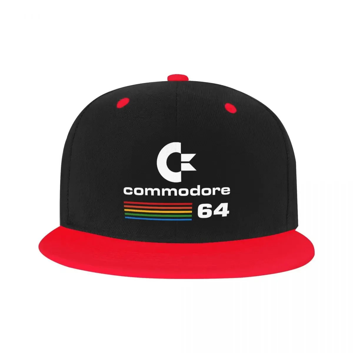 Boné de beisebol Unisex Custom Snapback, Cool Commodore 64, Hip Hop, C64, Amiga, Computador, Geek Nerd, Papai Chapéu, Homens e Mulheres, Primavera