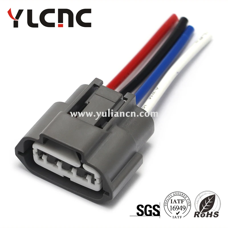 YLCNC factory direct sales 1Pcs 4Pin Automotive ignition coil connector for Mitsubishi Hyundai Nissan Mazda 6189-0781 6189-1099