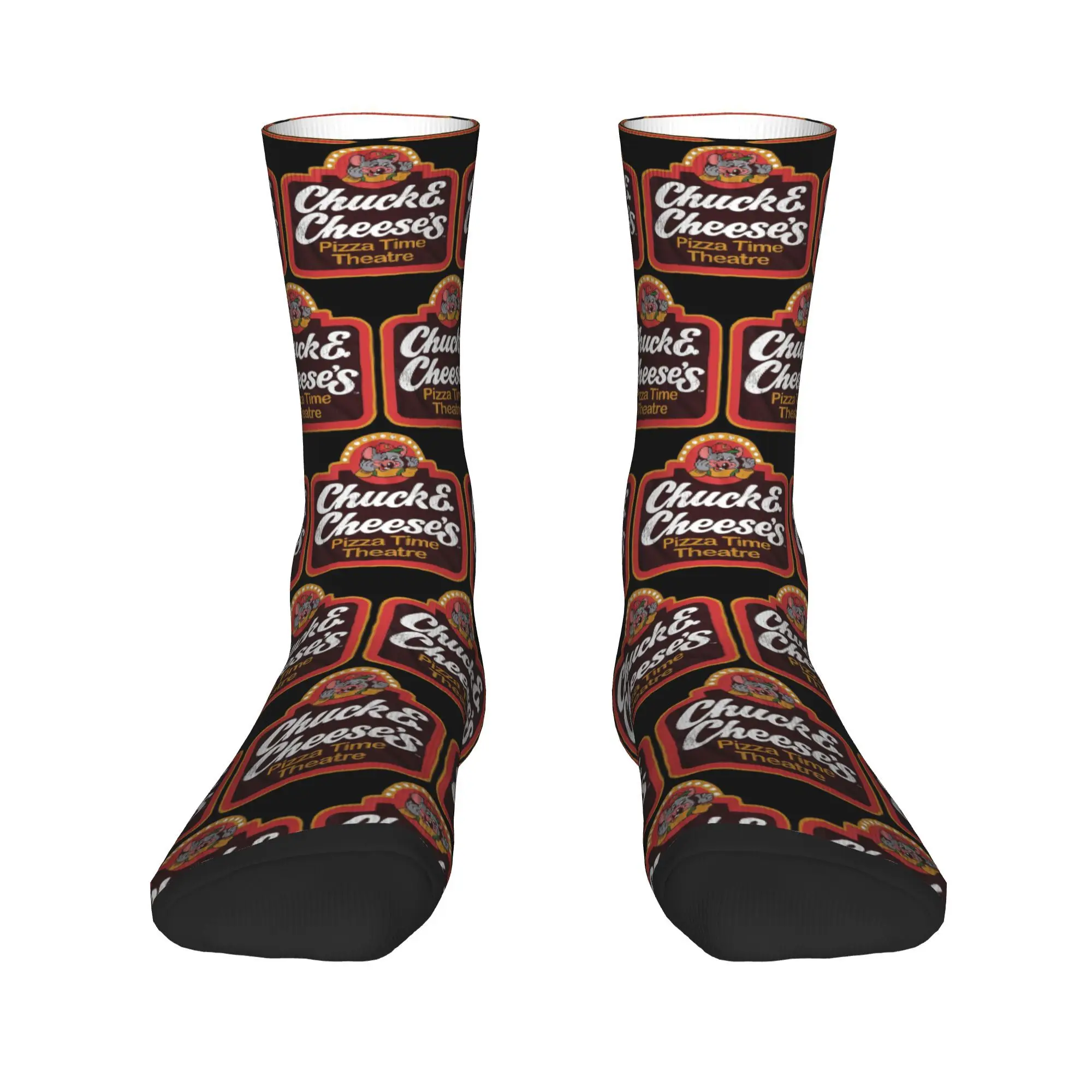 

Chuck E Cheeses Pizza Time Theater Socks Harajuku Stockings All Season Long Socks Accessories for Unisex Christmas Gifts