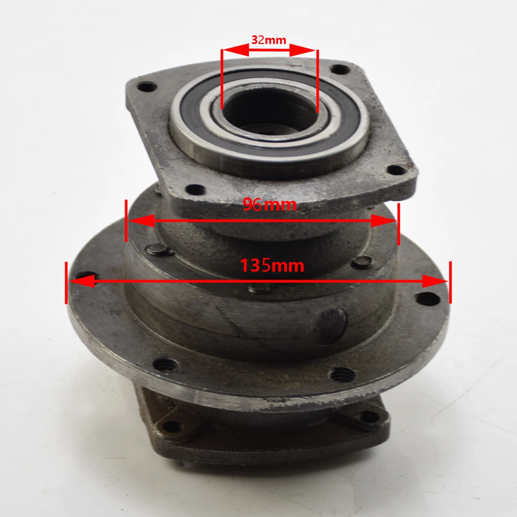 25mm 6T Gear Differential Sprocket Drive Adapter Electric Tricycle Bike ATV Buggy UTV Gear Integrated Assy Drive by Half Shaft
