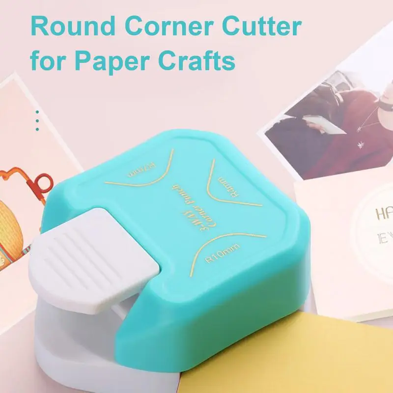 3 Way Corner Rounder R4mm R7mm R10mm Portable Corner Rounder Punch For Paper Craft Laminate DIY Projects Photo Cutter Card
