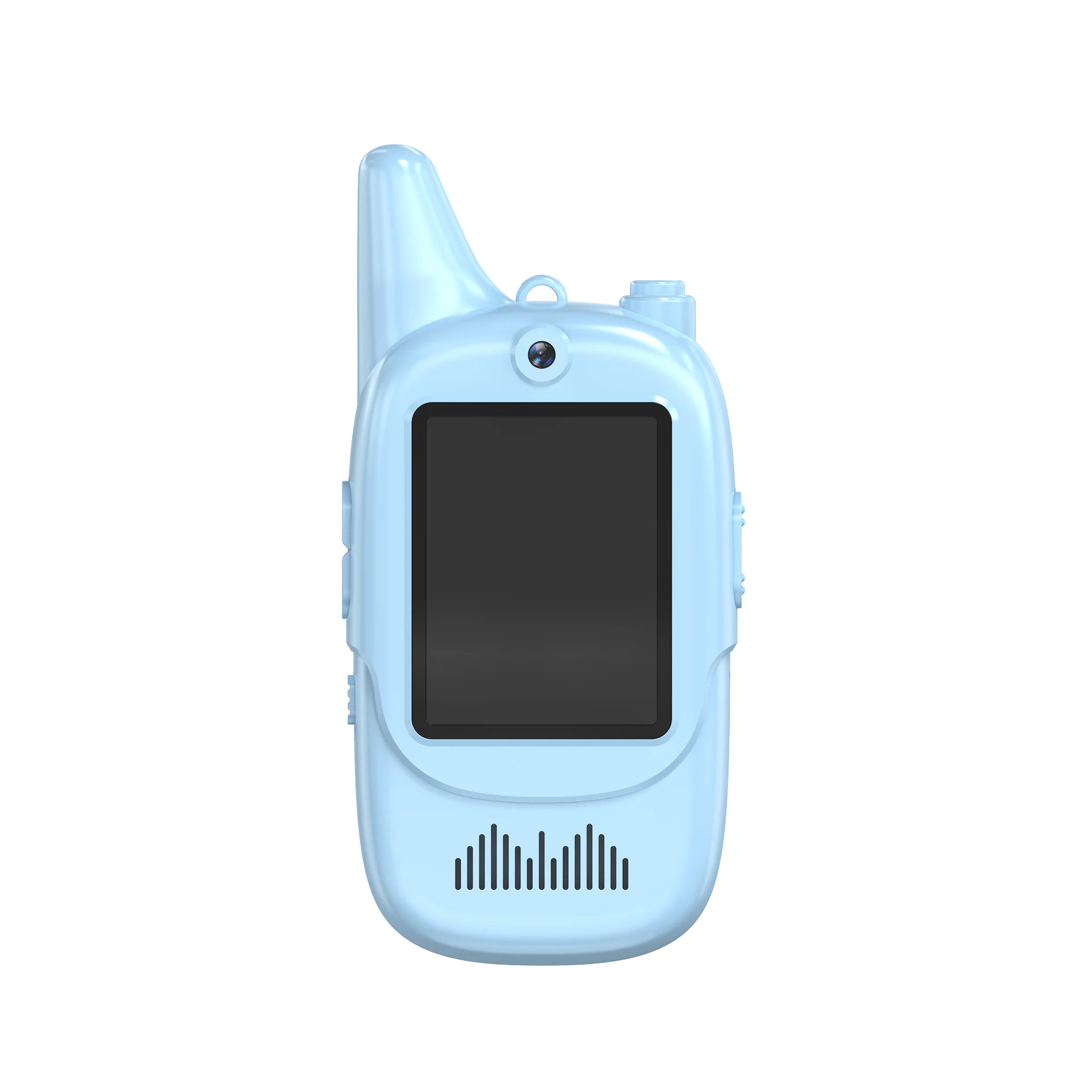 Natale 2 pezzi Video Walkie Talkie Videocitofono HD Caratteri vocali ricaricabili Chiamata con un clic Cambia voce dei cartoni animati Regalo per i bambini