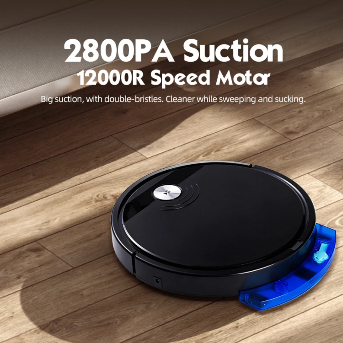 Household large suction sweeper anti-fall water tank mopping three in one dry and wet sweeping and mopping cleaning smart robot