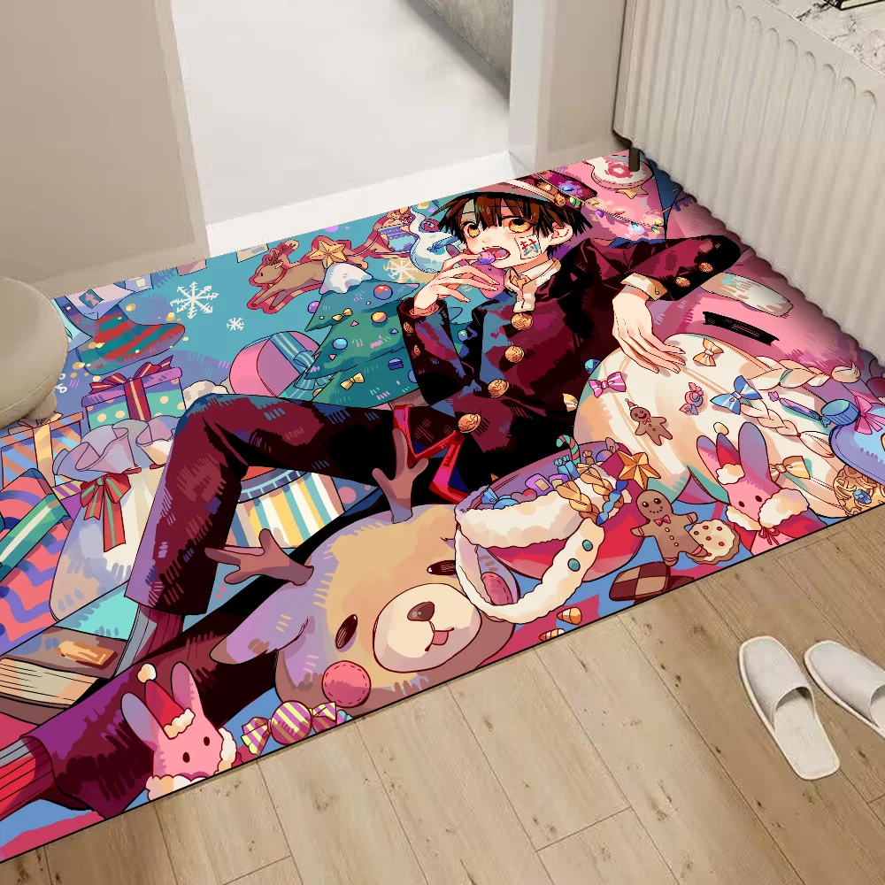 Toilet-bound Hanako-kun Manga  Floor Mat Room Mats Anti-slip Absorb Water Long Strip Cushion Bedroon Mat Household Carpets