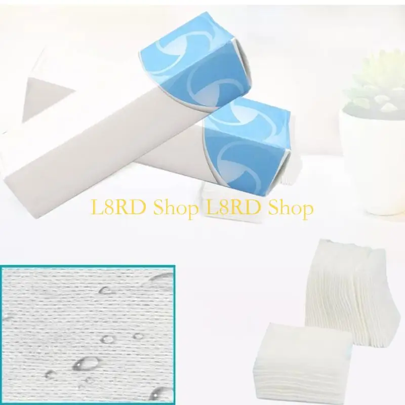 L8rd 100x/pack katoenen pads voor het reinigen make -up removerkussentjes cosmetische wattenschijfjes