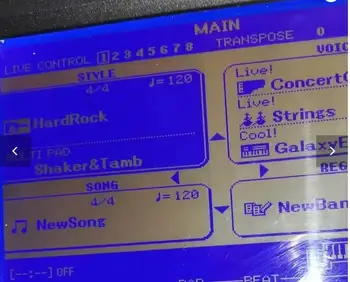 Nový LCD displej, náhrada za YAMAHA PSR-S550, PSR-S500, PSR-S650, PSR-S670 MM6 #H3574 YD 8 nejlepší prodej LCD displej Yamaha PSR S500 - №8