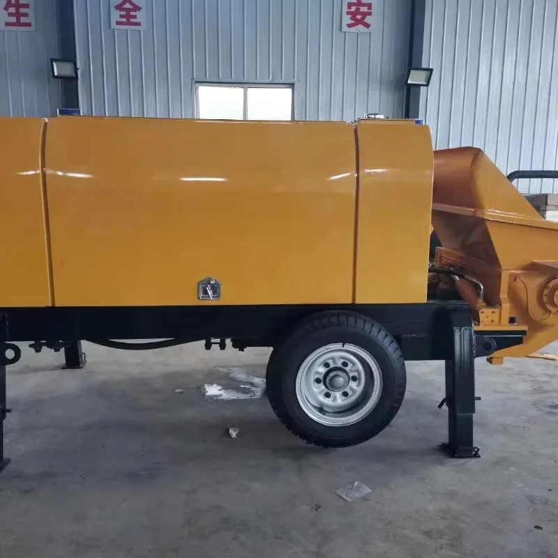 Customized Trailer-Mounted Diesel Concrete Pump Delivering Superior Flow Rates