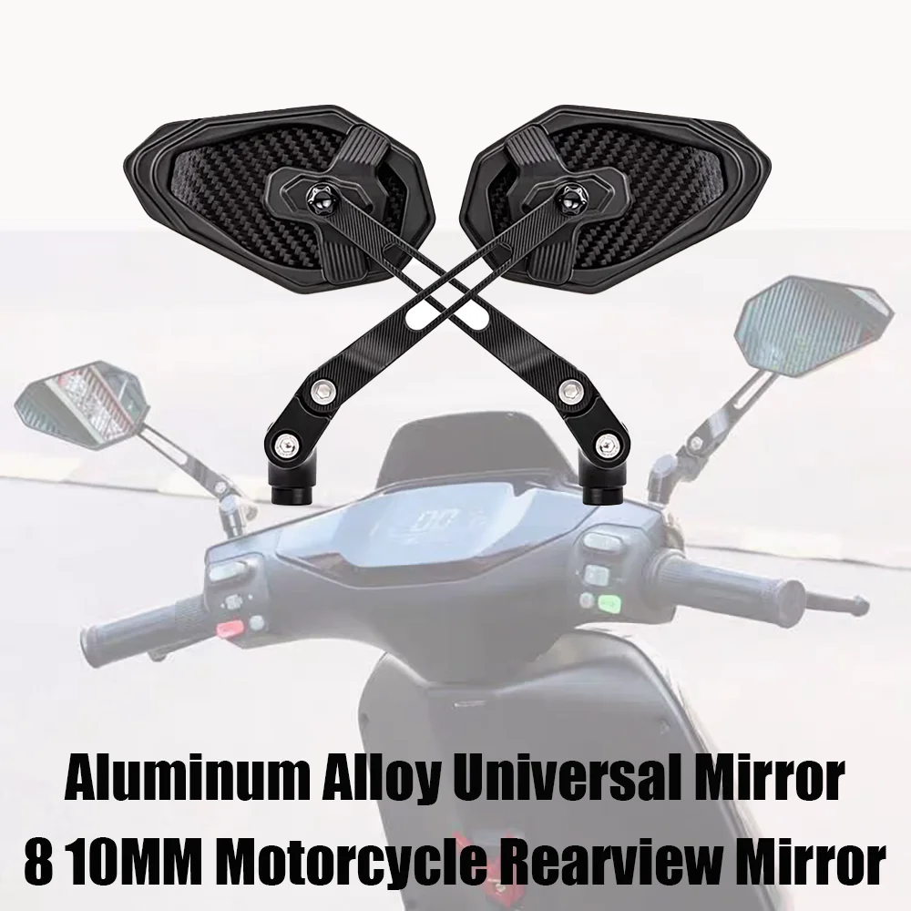 

8 10MM Motorcycle Rearview Mirror For Kawasaki Z750 Z800 Z900 Z1000 Versys 650 versys 1000 ER6N ER6F Z900RS