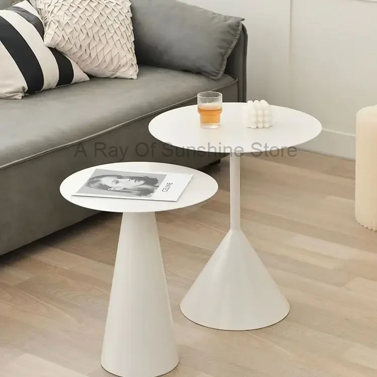 

Nordic Small Unit Tea Table Combination Living Room Minimalist Sofa Corner Table Designer Circular Table Modern Minimalist