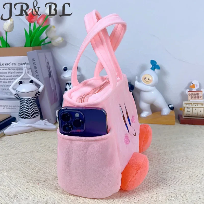 Kirby Game Animation periferiche Toys Cartoon Bundle capacità Kawaii Cute Cloth Crossbody Bag coulisse Storage Tote Bag