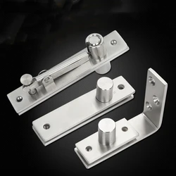 Heavy Duty Stainless Steel 360 Degree Rotation Wooden Invisible Door Hinges Hidden Door Pivot Hinge System Furniture Hardware