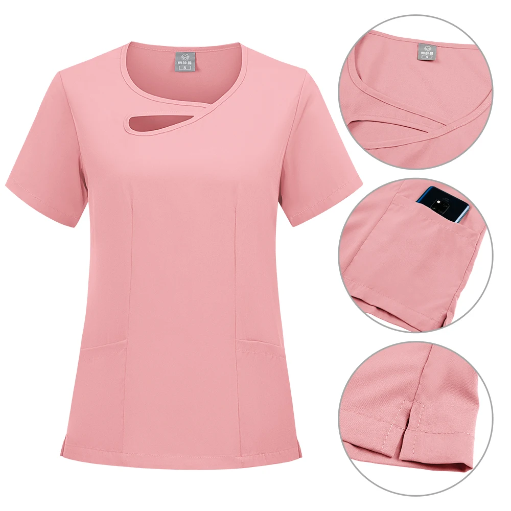 女性用医療ユニフォーム 看護師スクラブセット 卸売価格 医師用ジョガーパンツ 病院用品 手術室用白衣