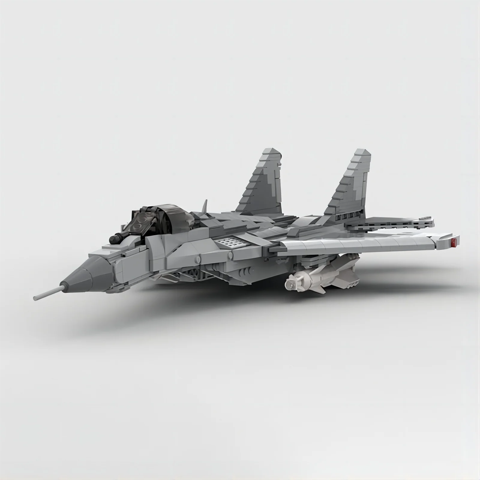 995PCS MOC Military Weapons MiG-29A Missile Jet Fighter Model Building Blocks Technology Bricks DIY Assembly Toys Birthday Gifts