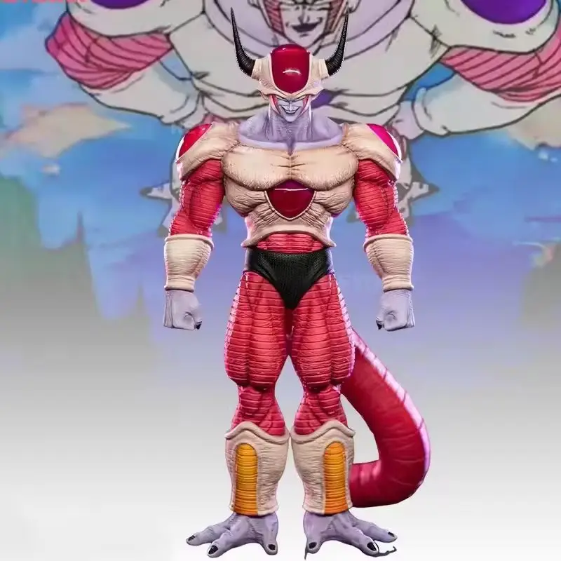 34cm Anime Dragon Ball biały otwór wózek Frieza figurki pcv Model kolekcja lalek dekoracja biurka statua ozdoba zabawki