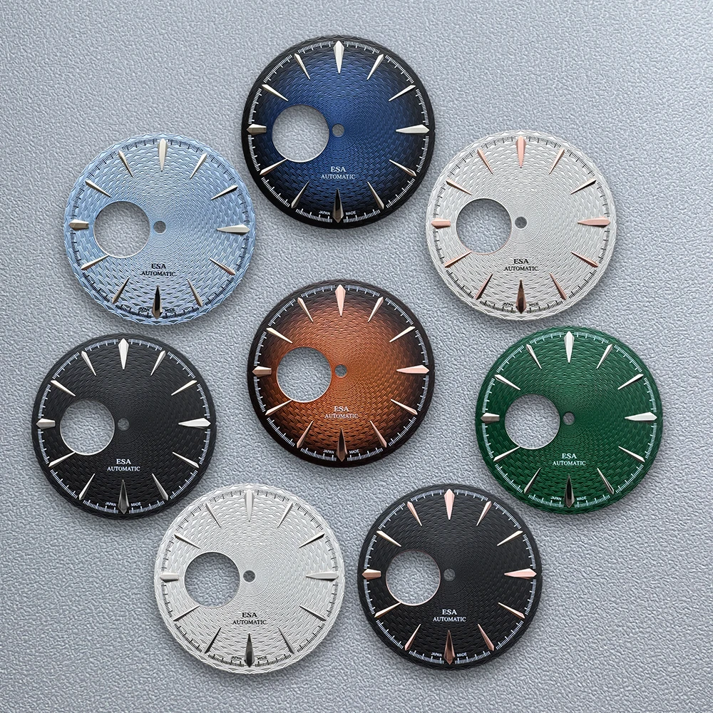 

35mm S Logo Cocktail Hollow Dial Fit NH38/NH35/NH36 Movement High-Quality Weave Dial Watch Modification Accessories