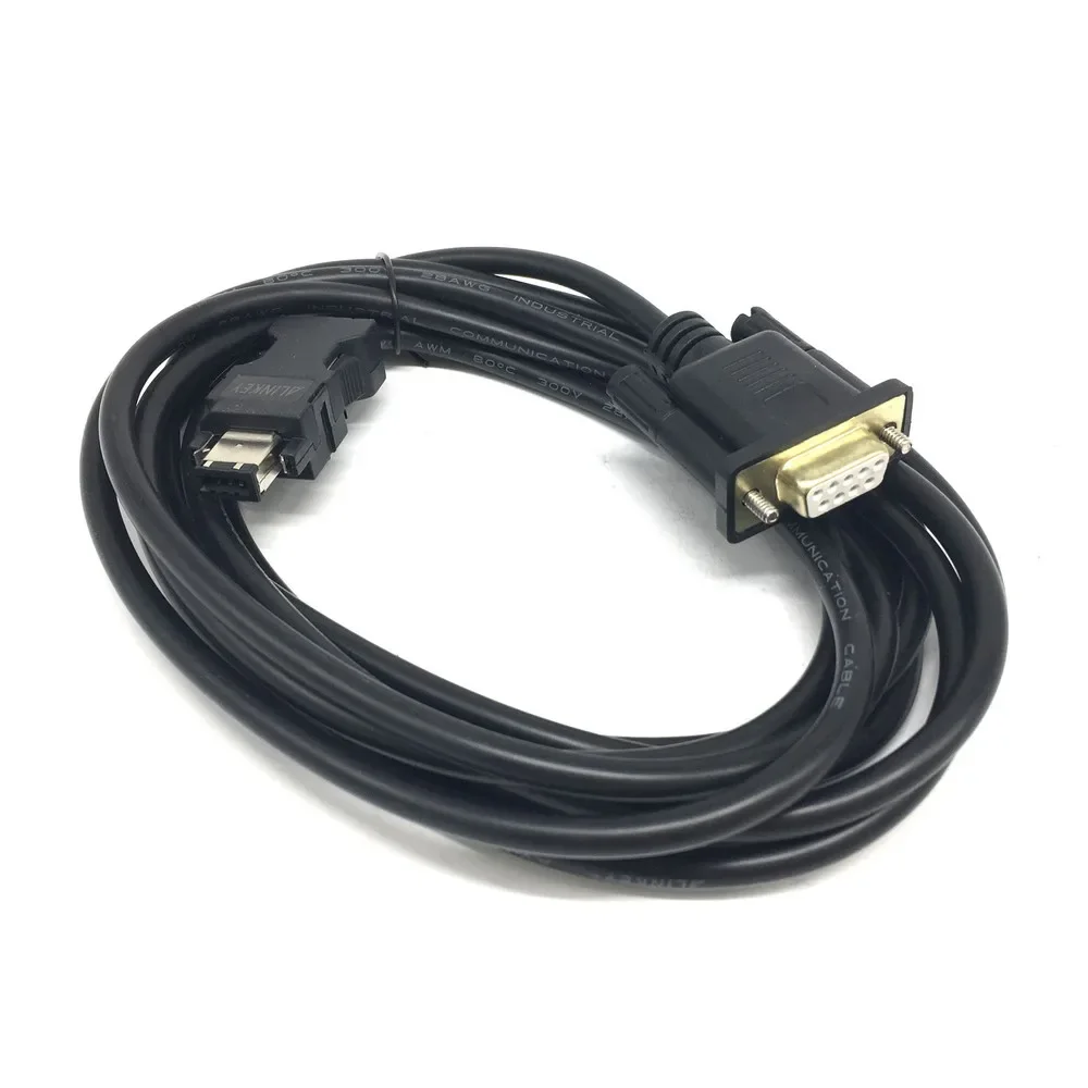 ASD-CNUS0A08 USB/9 Pin I/O SM-6P CN3 Cabo de depuração de programação para Delta B2 AB E3 Series Servo Driver