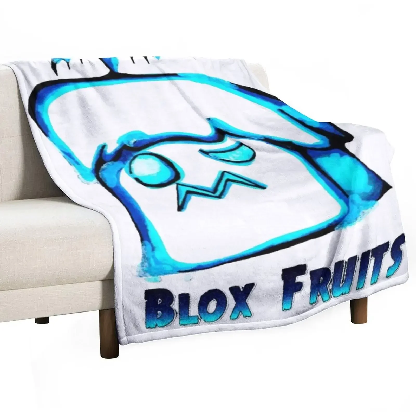 Blox Fruits: Blizzard Fruit (boiz 1) Throw Blanket Soft Softest Blankets