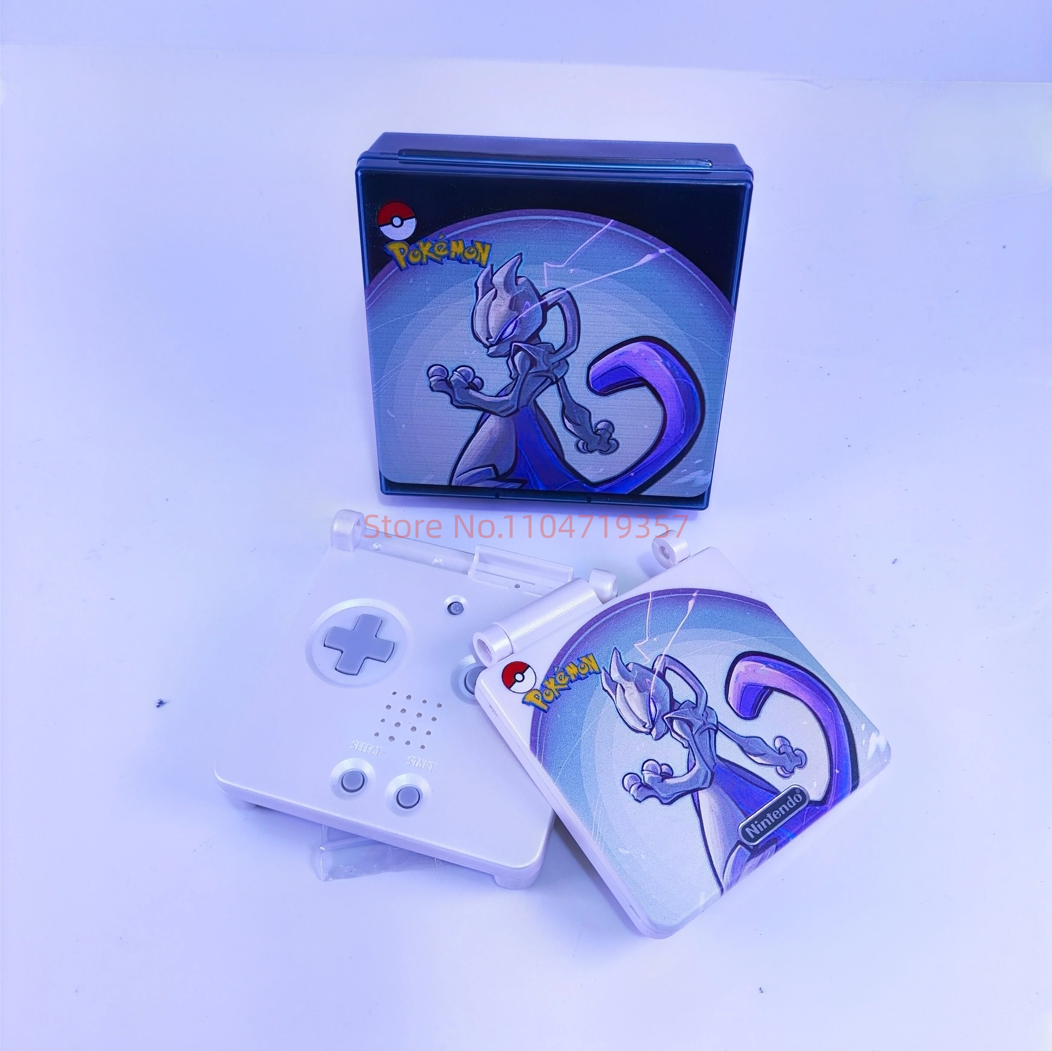 Met Box Gba Sp-verpakking en Shell Set Gengar Limited Edition, compatibel met Ips-scherm, Limited Edition speelgoedgeschenken