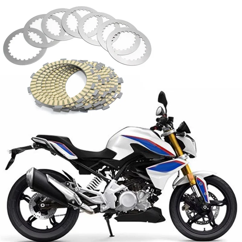 

Trending Motorcycle Steel Plate Friction Plate Clutch Plates Discs Set For BMW G310 R G310 GS 2017-2020 Motorcycle Accessories