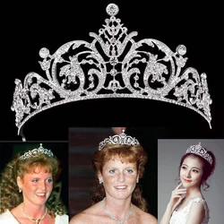 European British York Tiara Crown Girls Woman Bridal Birthday Wedding Party Prom Evening Dress Hair Accessories