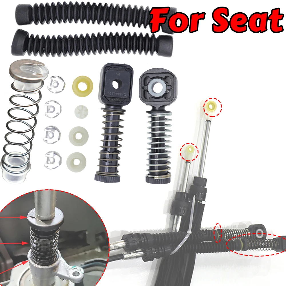 

Car Gear shift linkage End Bowden Cable Gaiter Bushing Catch Selector Shaft Collect Shifter Lever Adjuster Repair Kit For Seat