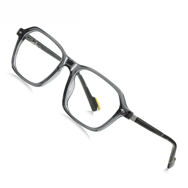

Очки Ollymurs Light Glasses, новый простой дизайн в стиле ретро, мужские, с возможностью индивидуальной настройки, с защитой от синего света, геометрическая квадратная оправа, LS224