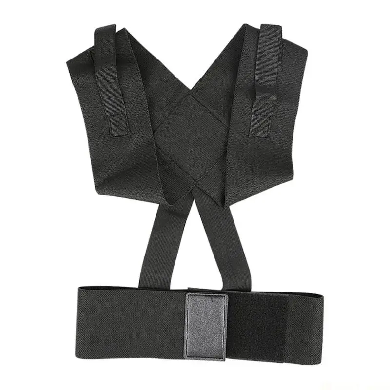 31BE Adjustable Back Support Belt Fabric Texture for Gym Workouts and Daily Use
