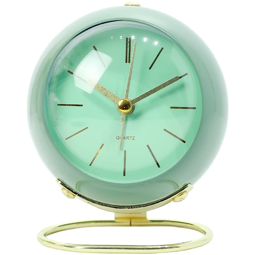 Green Alarm Clock Gentle Electronic Alarm Clock Alarm Clock Silent Quartz Modern Minimalist Design Silent Quartz Movement