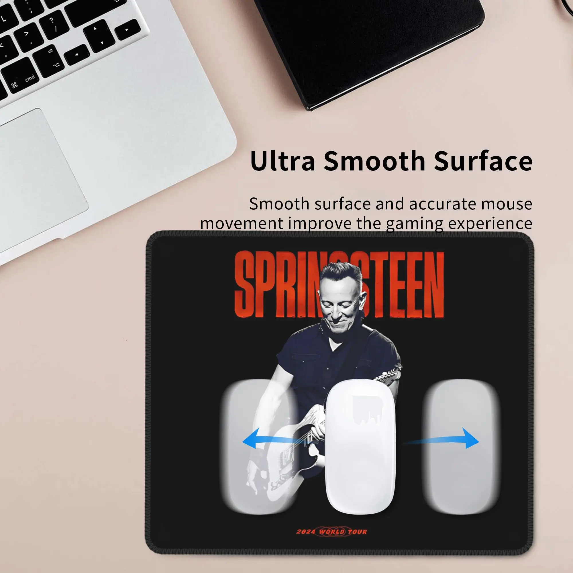 بروس سبرينغستين ماوس الوسادة الكمبيوتر لوحة المفاتيح ماوس حصيرة ألعاب الكمبيوتر المحمول مكتب حصيرة مكتب الملحقات الجدول الحصير