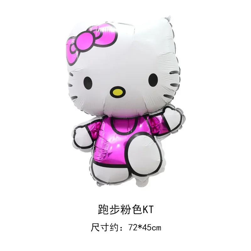 Sanurgente-Ballons Hello Kitty pour enfants, décoration de fête d\'anniversaire, figurine d\'anime Kawaii, fournitures de fête de dessin animé mignon