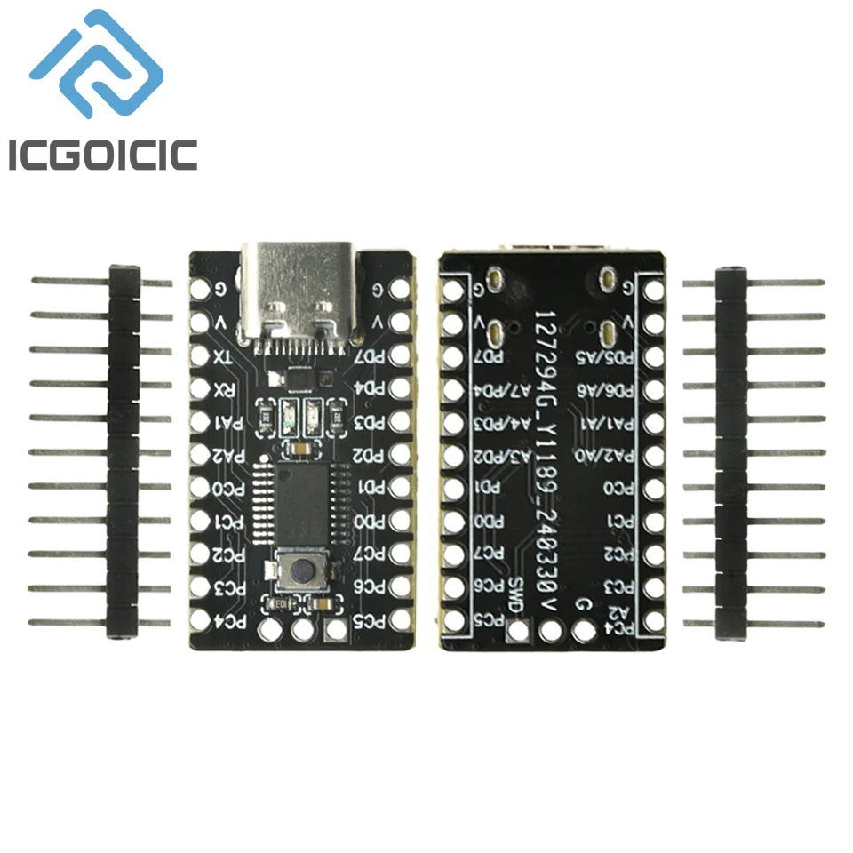 CH32V003F4P6 Płytka rozwojowa płyty głównej CH32V003 Moduł mikrokontrolera RISC-V Interfejs procesora TYPE-C
