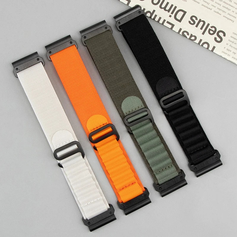 22mm 26mm QuickFit Sport Nylon Strap For Garmin Fenix 7X 7 6X Pro 5Plus 5XPlus/Epix Pro Gen 2 51mm 47mm Bracelet Watchband