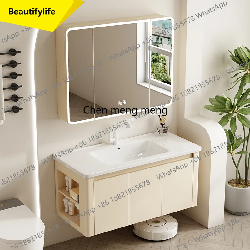 

A53 Over Small Cupboard Jewelry Space Saver Partitions Mirror Storage Sink China Cupboard Skincare Toilet Gabinete Trendy Furnit