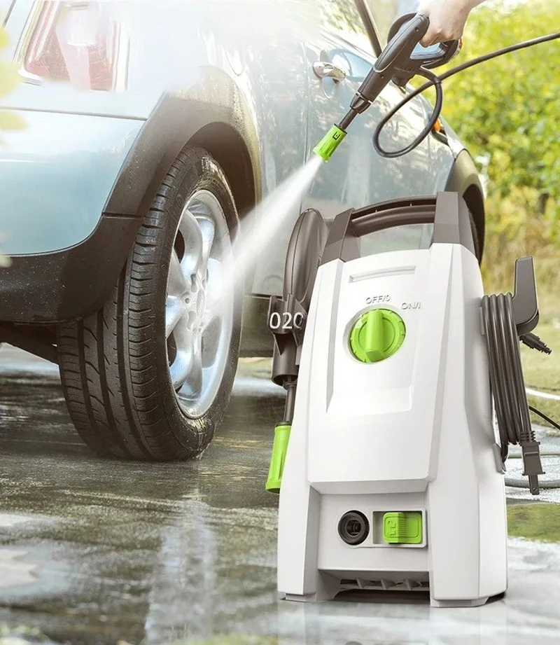 8M High Pressure Portable Jet Washer Car Wash Foam Generator ABS/Plastic 220V Electric Power Source Water Pipe Cleaning Machine 3