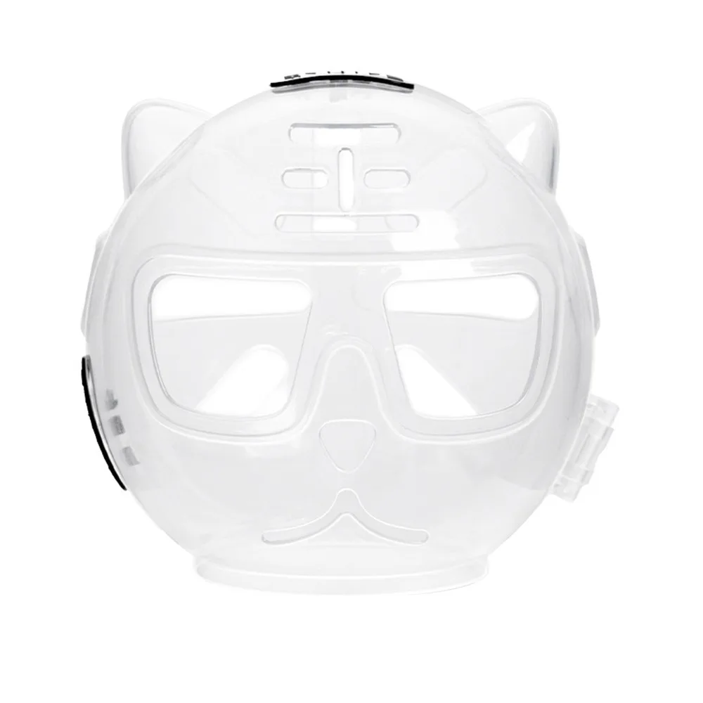 

Transparent Cat Bubble Muzzle Anti-Bite Anti-Scratch Pet Space Hood Breathable Clear Visibility Cat Astronaut Helmet Bathing