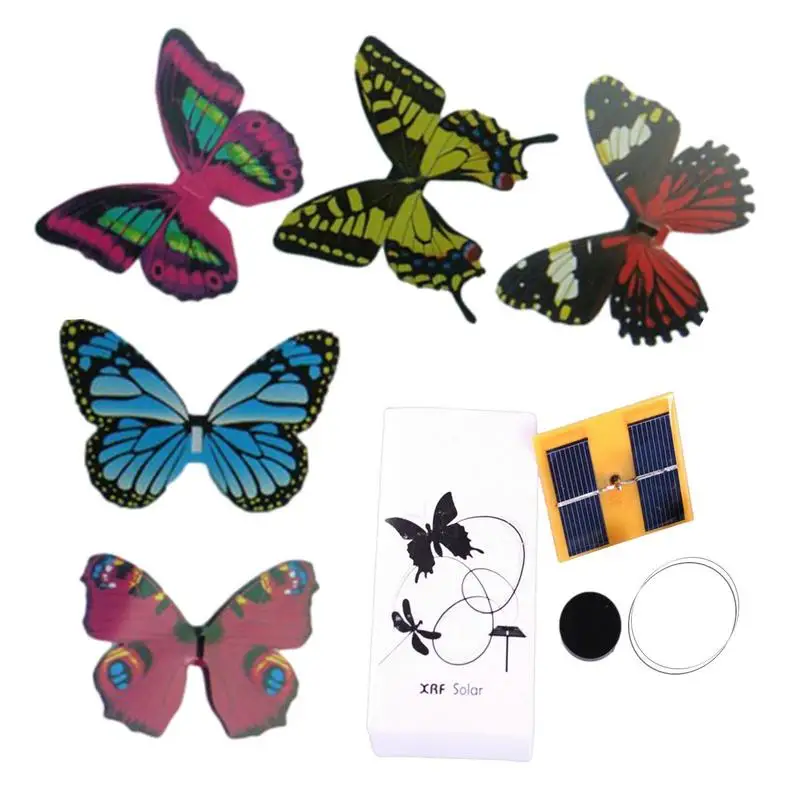 

Solar Powered Flying Butterfly Solar Yard Stake Butterfly Intelligent Sensor Control Science And Education Butterfly Simulation