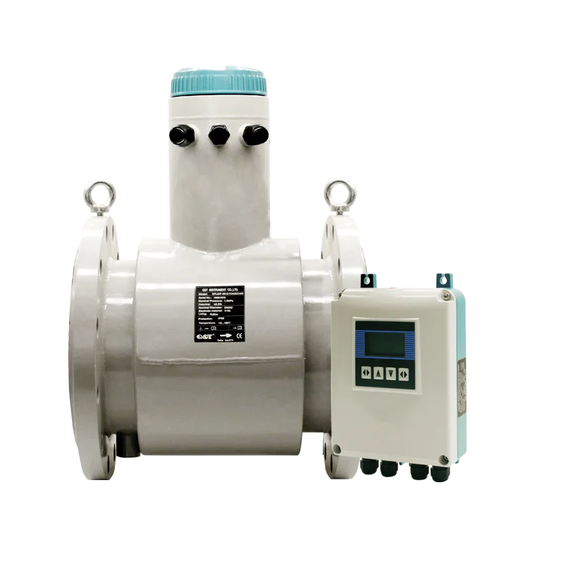 DC24V carbon steel analog  DN200-DN2000 dirty waste water sewage partially filled water flow meter