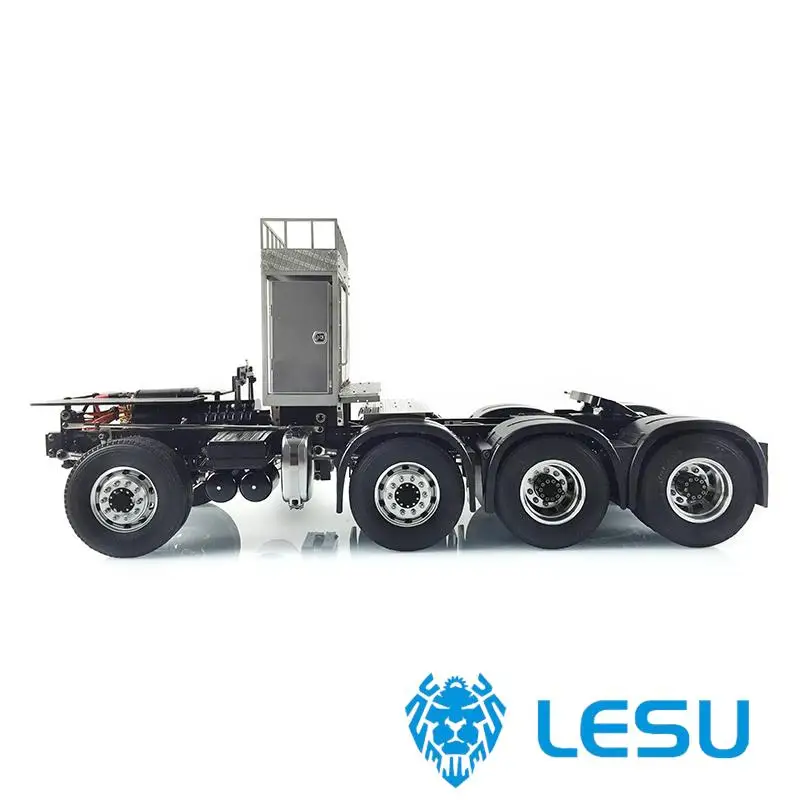 

8x8 Metal Chassis LESU 1/14 R620 Radio Control Tractor Truck Model Car Rack Servo Outdoor Toys