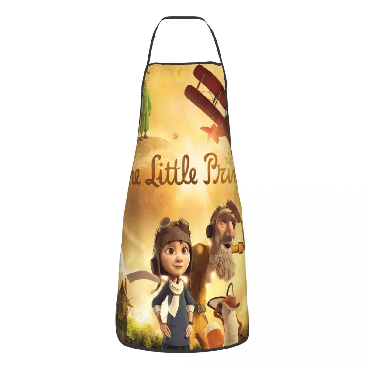 Custom Bib The Little Prince Apron Men Women Unisex Adult Chef Kitchen Cooking Le Petit Prince Movie Tablier Cuisine Baking