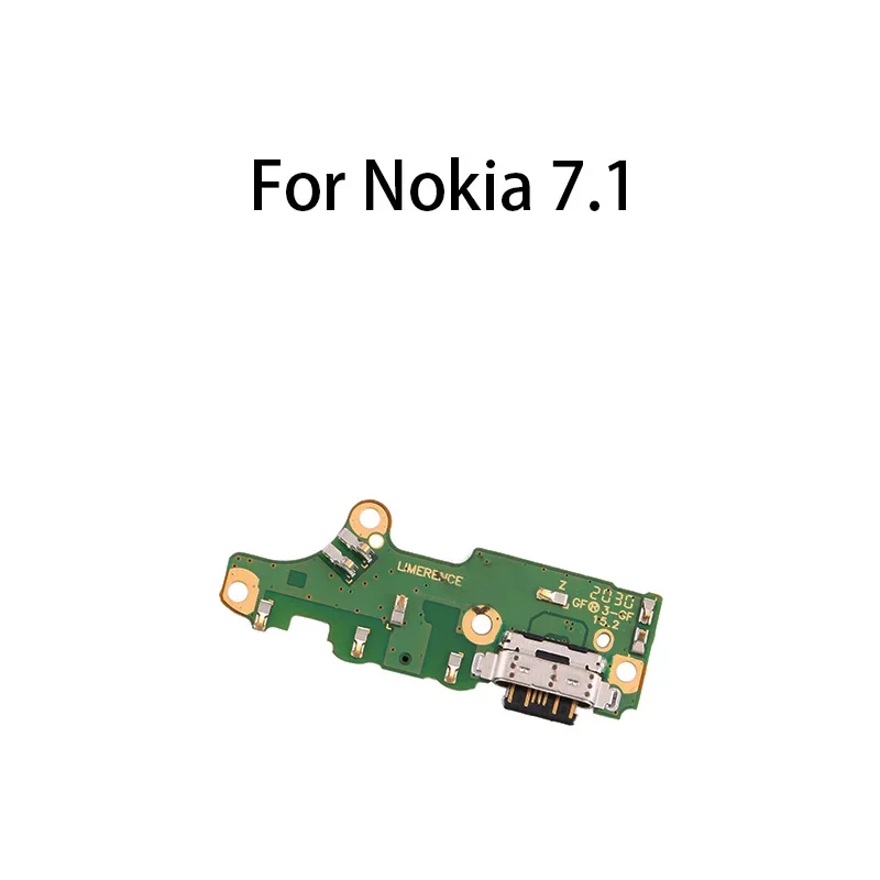 GEFENSI (org) USB Charge Port Jack Dock Connector Charging Board Flex Cable For Nokia 7.1