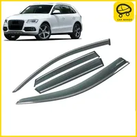 Chrome Strips Rain Guards for Audi Q5 8R FY 2008-2024 Window Visor Wind Deflectors Door Visor Vent Shades Ventvisor