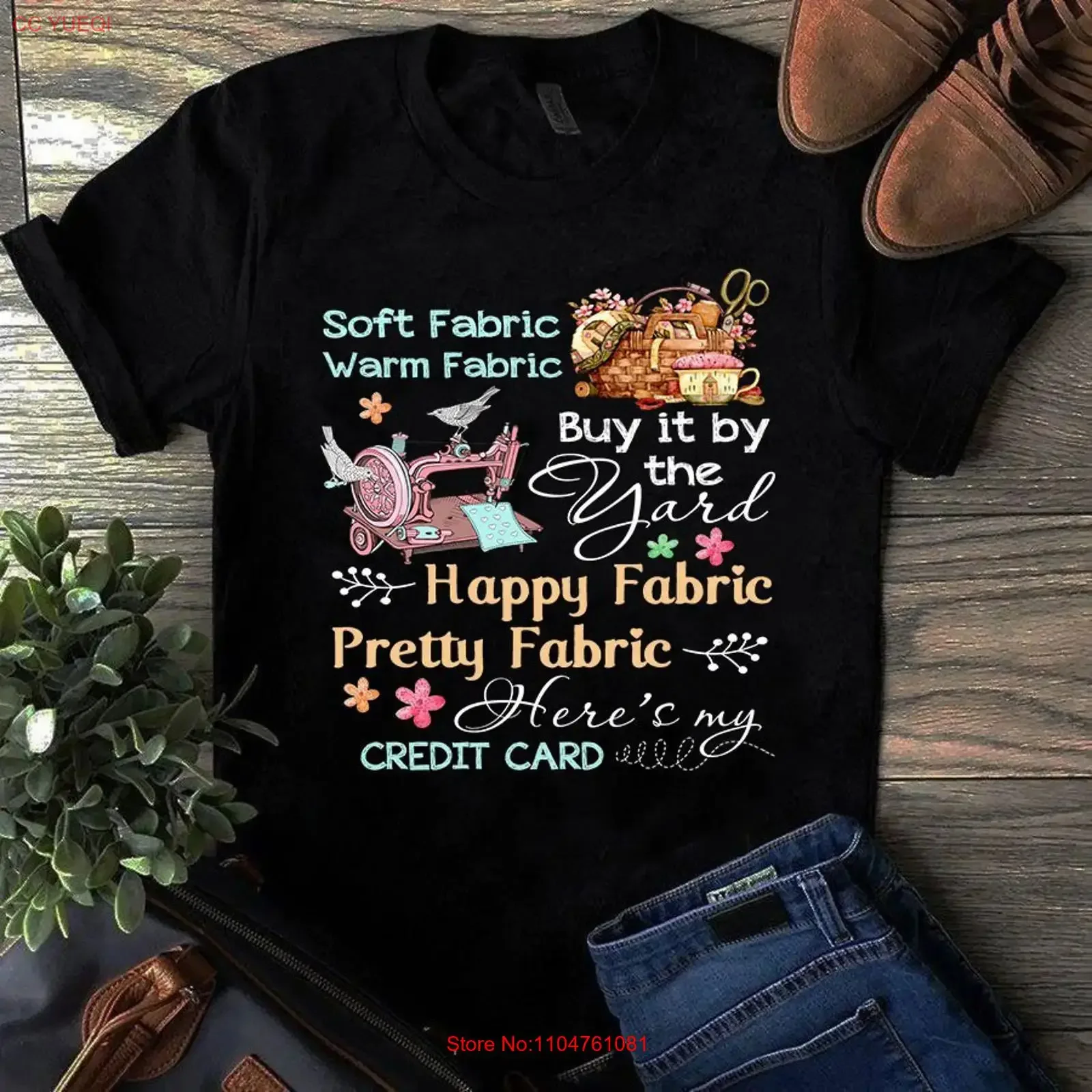 Soft Fabric Warm Buy It by the Yard Sewing Quilting T Shirt vintage Washed fashion Casual Stylish Top For Everyday Wear