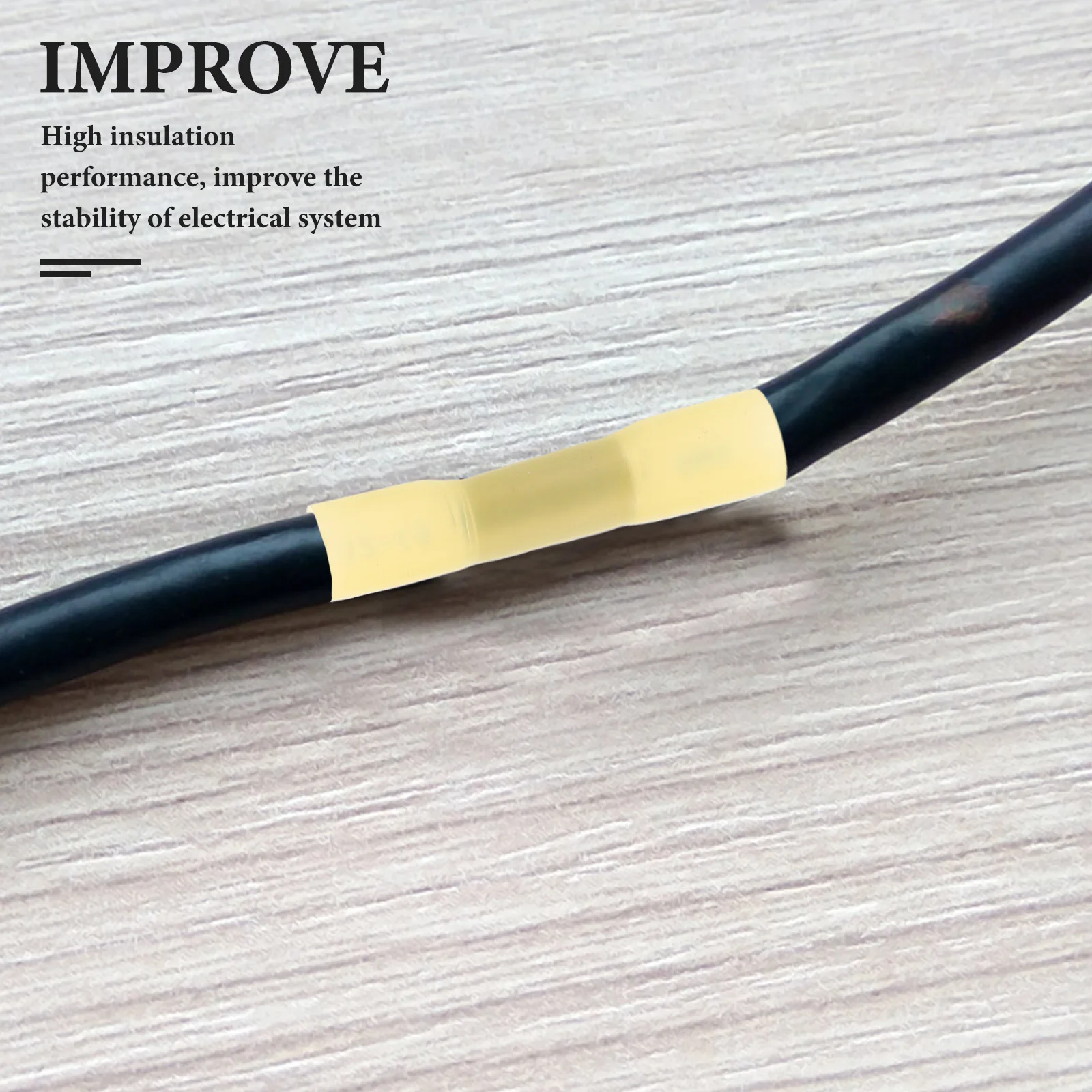 

10pcs Heat Shrinkable Wiring Terminal Electric Cable Connector Cold Pressed Polyolefin Connectors Insulated Terminal High