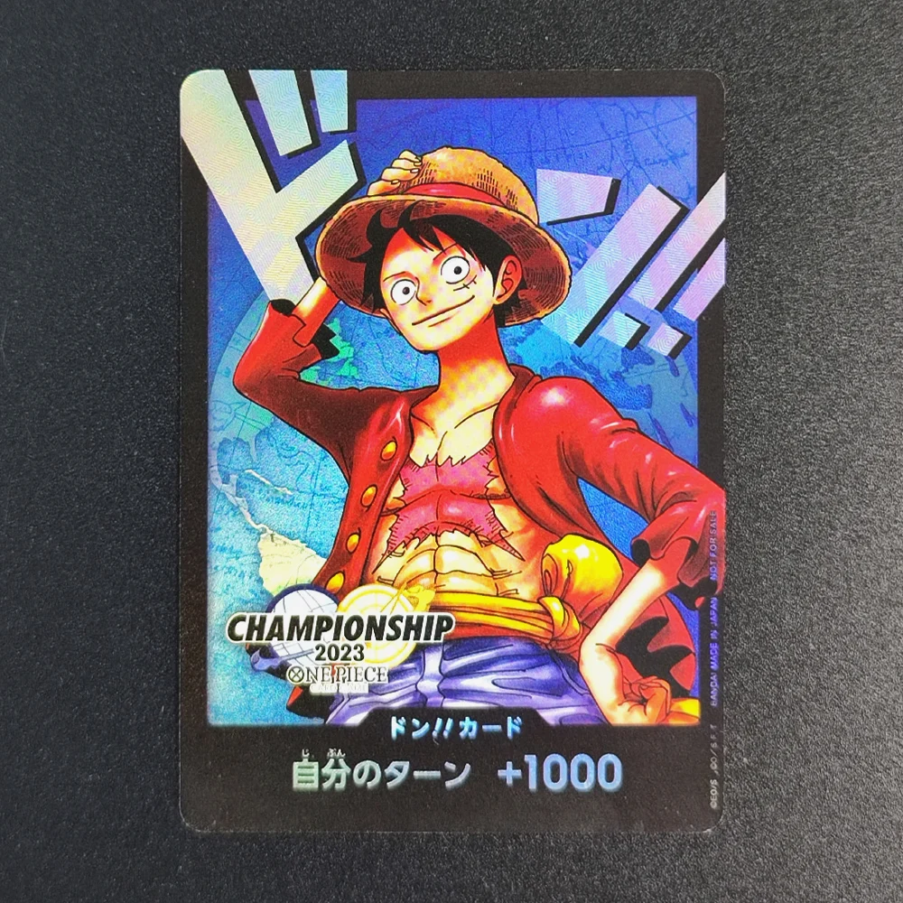 بطاقة قطعة واحدة دون!! لوفي إنجليزي 2023 بطولة Wrold الجائزة النهائية DAY24 يوم حي خاص 1 2 مجموعة بطاقات أنيمي Opcg #4