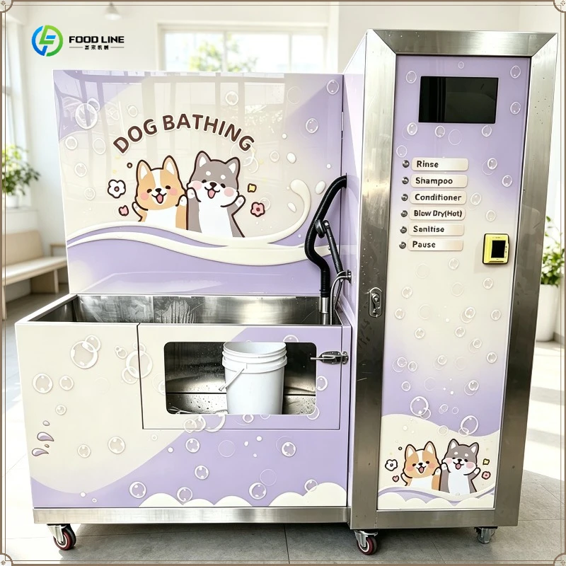 Passive Income Commercial Dog Wash Station Fully Programmed Automatic Pet Washing Equipment Support SDK FL Customized