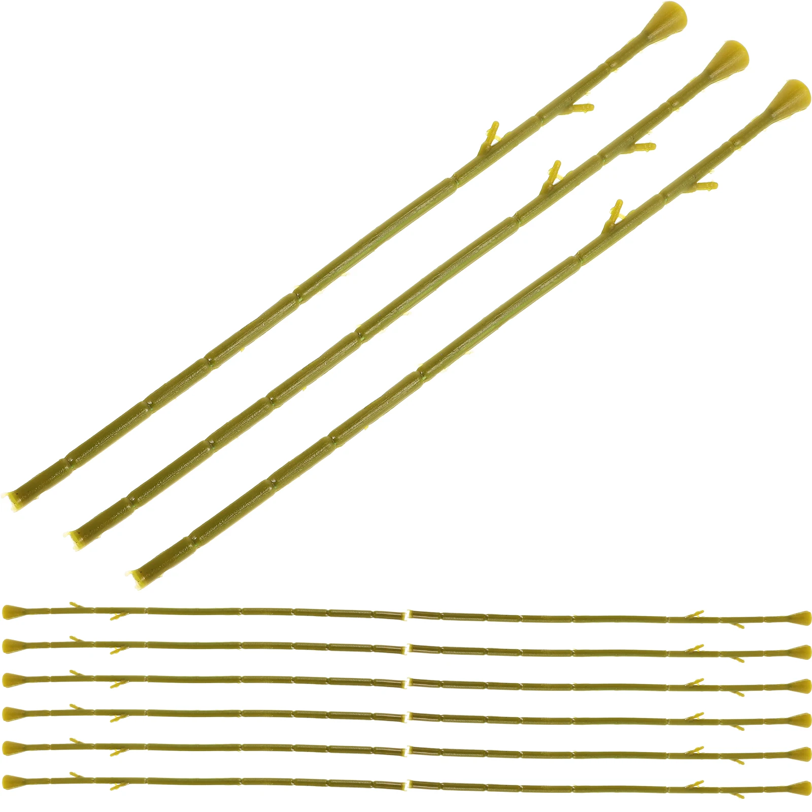 

50pcs Artificial Flower Multi-Use Iron Wire Stem Diy Rod For Wedding Garden Decoration Faux Stems Fake Flower Rod Simulation