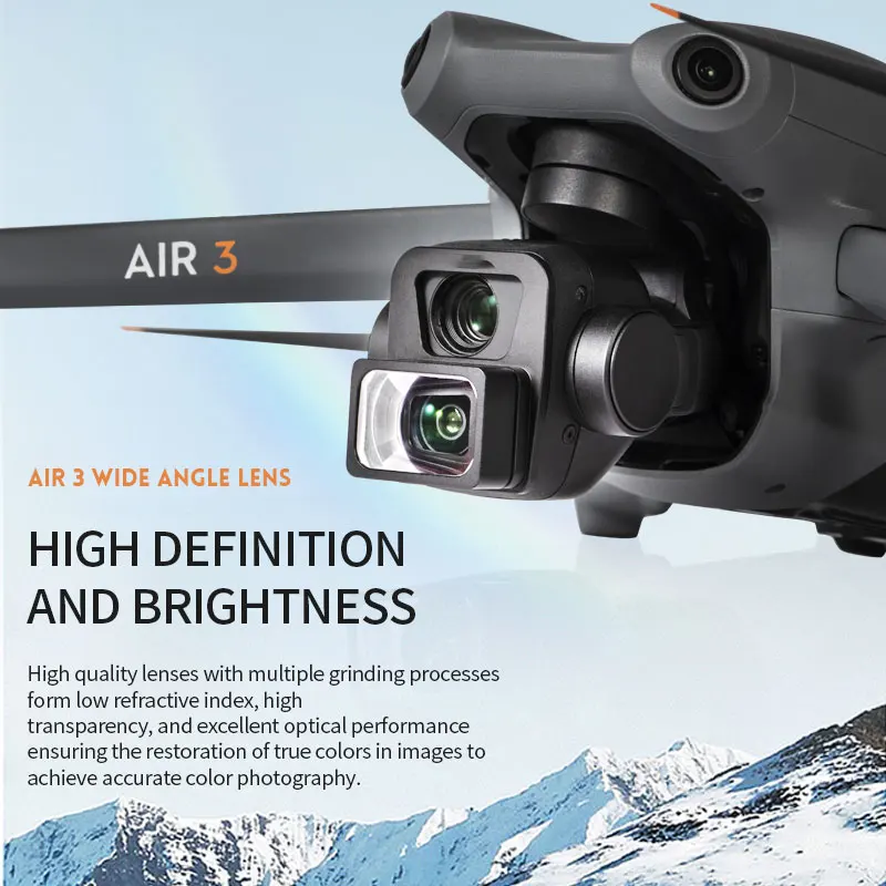 Startrc Wide Angle Filter for DJI Air 3 Drone Accessories Extend FOV to 112° Magnetic Wide-angle Photography Accessory