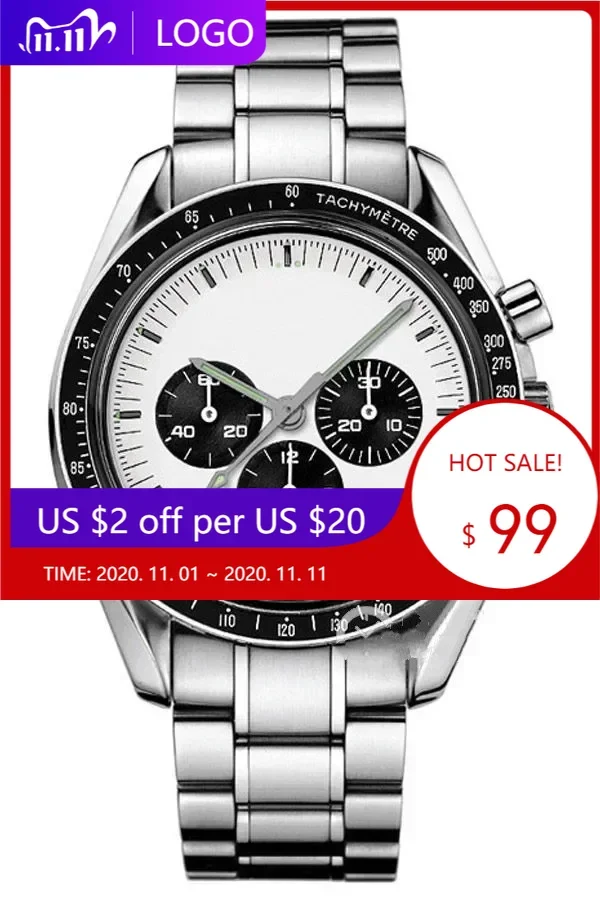 Luxury New Mens Automatic Mechanical Watch Speed Racing Luminous Ceramic Black White Leather Sport Wristwatch Sapphire 40mm